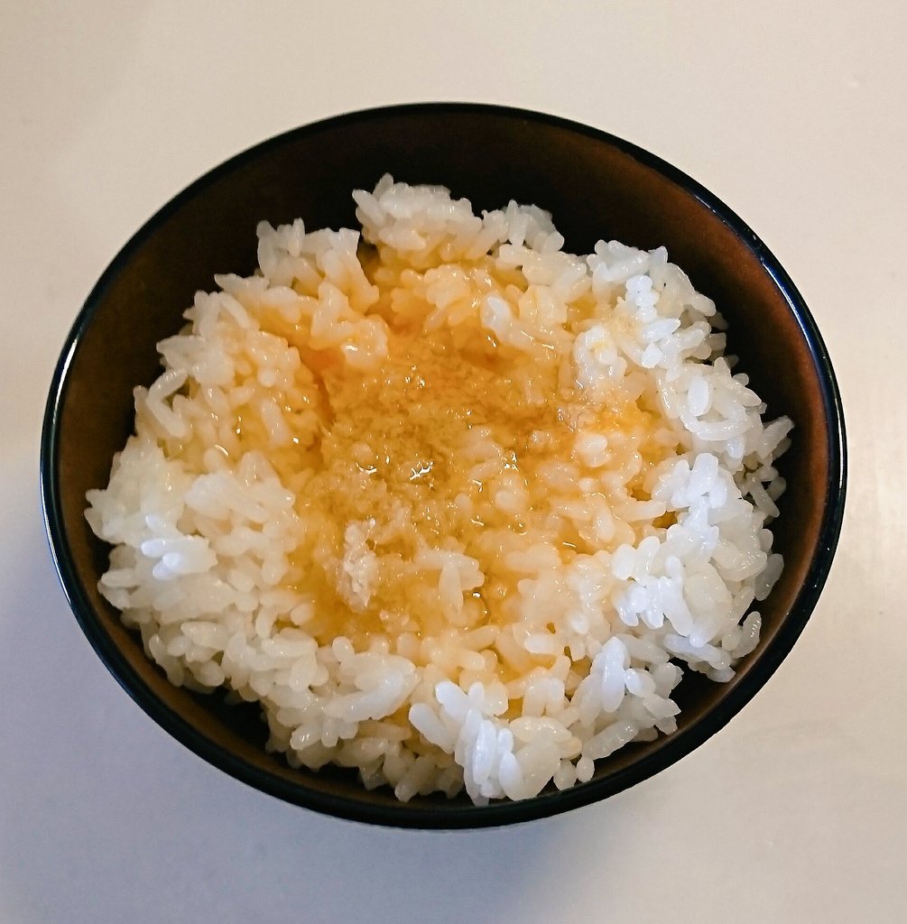 姜葱醤の卵かけご飯